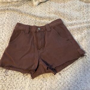 Brown Pacsun shorts, never worn, excellent condition